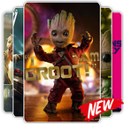 ikon Cute Groot Wallpaper HD Live