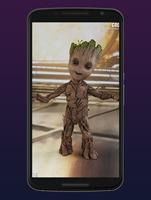 Cute Groot Wallpaper HD Live постер