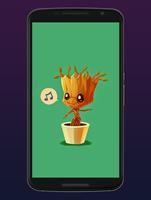 Cute Groot Wallpaper HD Live capture d'écran 2