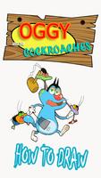 How to Draw Oggy And The Cockroaches Step By Step poster