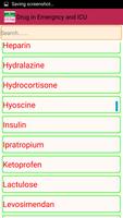 Drugs in Emergency and ICU capture d'écran 3