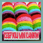 Resep Bolu Gulung Mini Rainbow Terbaru icône