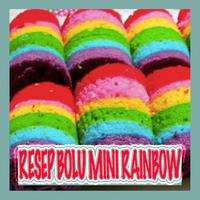 Resep Bolu Gulung Mini Rainbow Terbaru capture d'écran 1