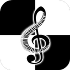 Black White Tiles - Piano Game icon