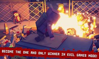 Attack Zombies:Pixel block 3D Affiche