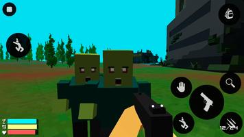 Planet zombie:unturned pixel اسکرین شاٹ 1