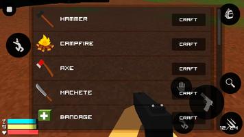 Pixel block:Zombie survival скриншот 1