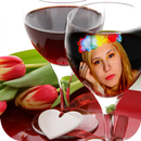 Marco de cristal de vino Photo APK