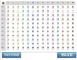 Learn Korean Alphabet Affiche