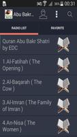 Audio Quran Abu Bakr Al Shatri poster