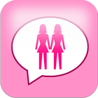 Lesbian Messenger and Chat 아이콘
