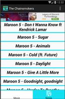 برنامه‌نما Maroon 5 Songs Cold ft. Future عکس از صفحه