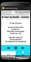 برنامه‌نما Songs Raabta Movie Ik Vaari Aa عکس از صفحه