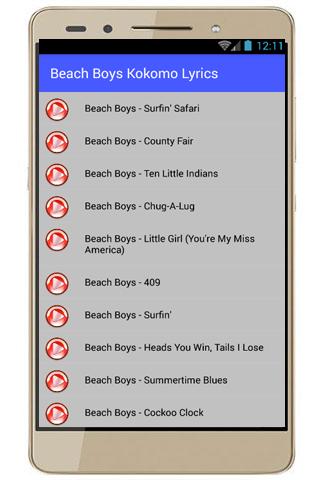 Beach Boys Lyrics Kokomo For Android Apk Download