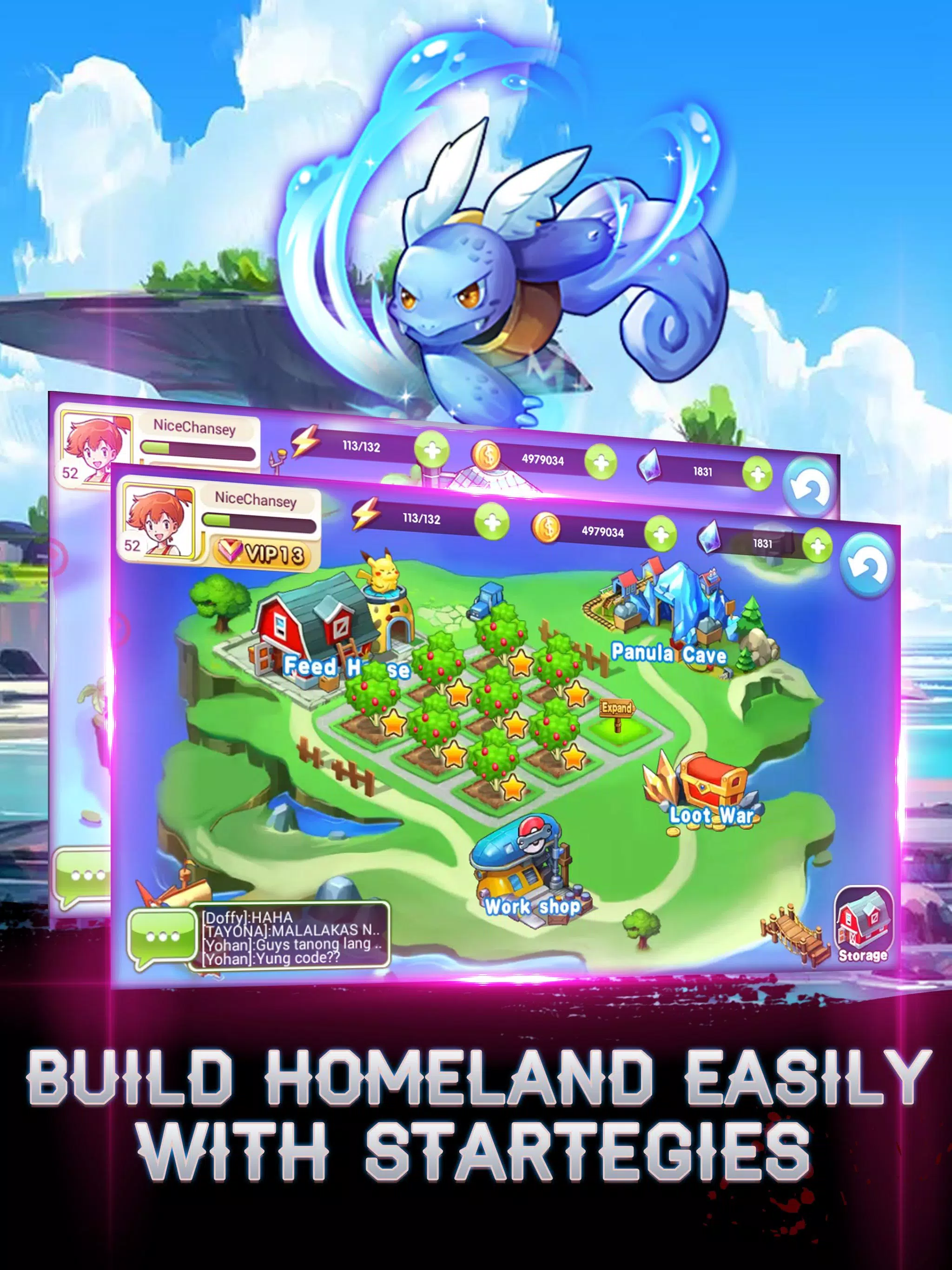 Review H5 Pokemon Saga : Main Game Browser di Android