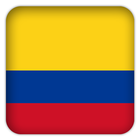 Selfie with Colombia flag ikona
