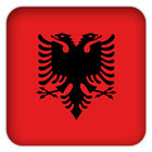 Selfie with Albania flag icône
