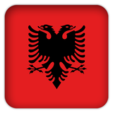 Selfie with Albania flag icône