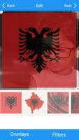 Selfie with Albania flag स्क्रीनशॉट 3