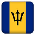 Selfie with Barbados flag ikona