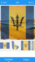 3 Schermata Selfie with Barbados flag