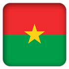 Selfie with Burkina Faso flag icono