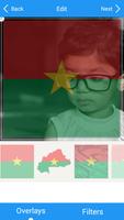 Selfie with Burkina Faso flag captura de pantalla 3