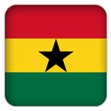 Selfie with Ghana flag icône
