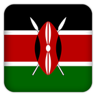Selfie with Kenya flag icon