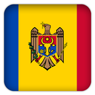 Selfie with Moldova flag Zeichen