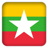 Selfie with Myanmar flag-icoon