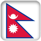 Selfie with Nepal flag icône