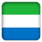 Selfie with Sierra Leone flag Zeichen