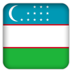 Selfie with Uzbekistan flag