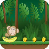 Monkey Cartoon Games Running icône