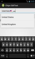 Chips Edittext Demo โปสเตอร์