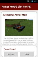 Armor MODS List For PE screenshot 3