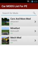 Car MODS List For PE ภาพหน้าจอ 1