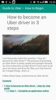 Guide to Uber – How to Begin Poster