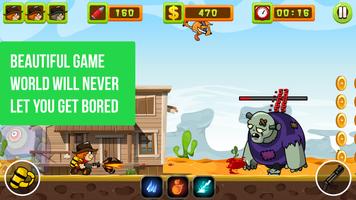 Zombie Attack 2D تصوير الشاشة 1