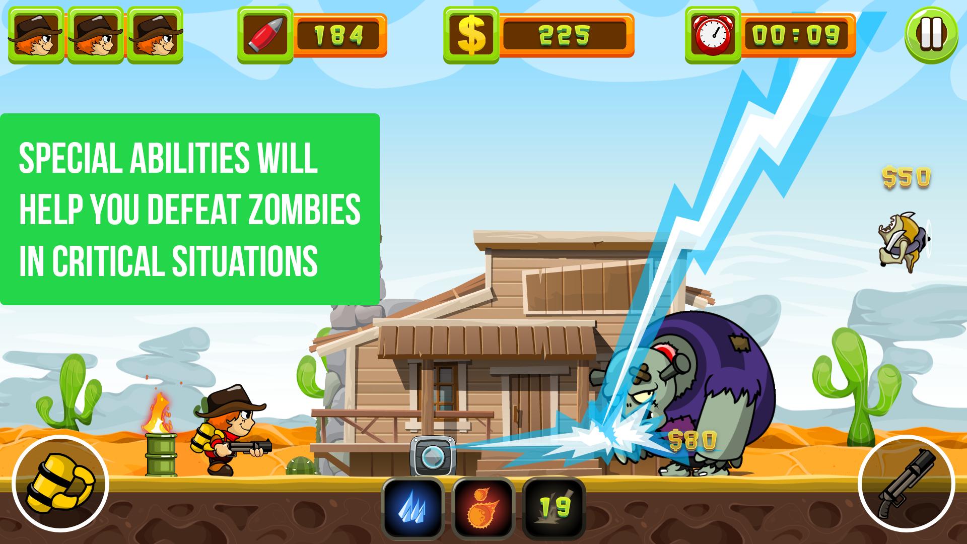 Zombie Attack 2D capture d'écran 3.