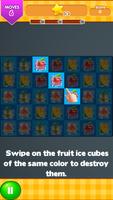 Poster Frozen Fruit Ice Cubes Connect