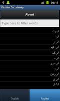 Pashto Dictionary capture d'écran 1