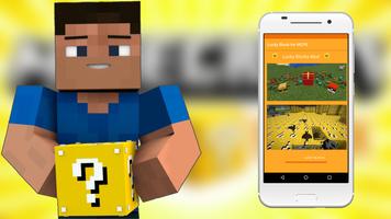 ﻿Lucky block Mod for pocket edition Affiche