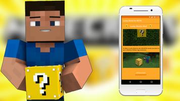 Lucky block Mod for pocket edition syot layar 1