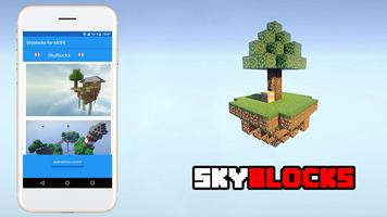 SkyBlock Island Survival Map for MCPE پوسٹر