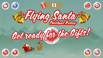 Flying Santa Christmas Rescue تصوير الشاشة 1