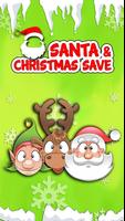 Santa And Christmas Save Affiche