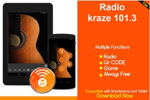 kraze 101.3 hit music radio station online free पोस्टर