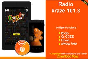 kraze 101.3 hit music radio station online free screenshot 2